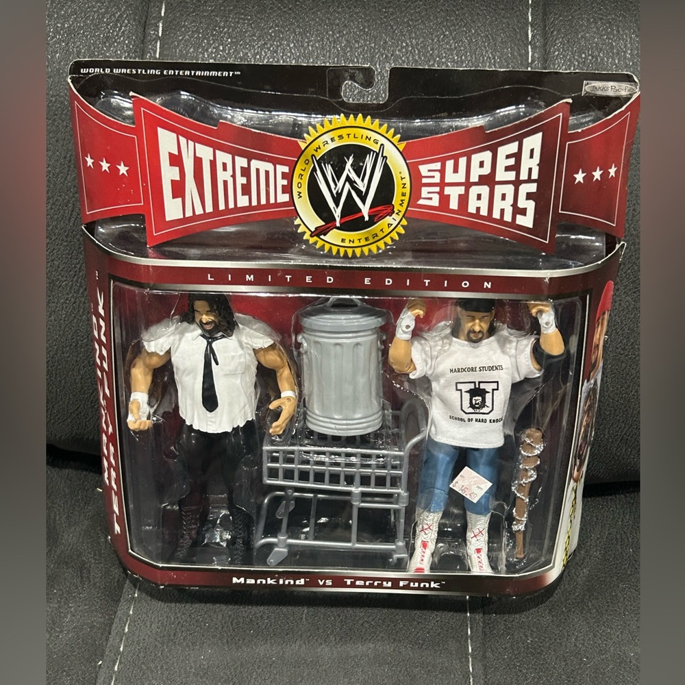 WWE Extreme superstars Mankind & Terry Funk!! K-Mart exclusive!!!!